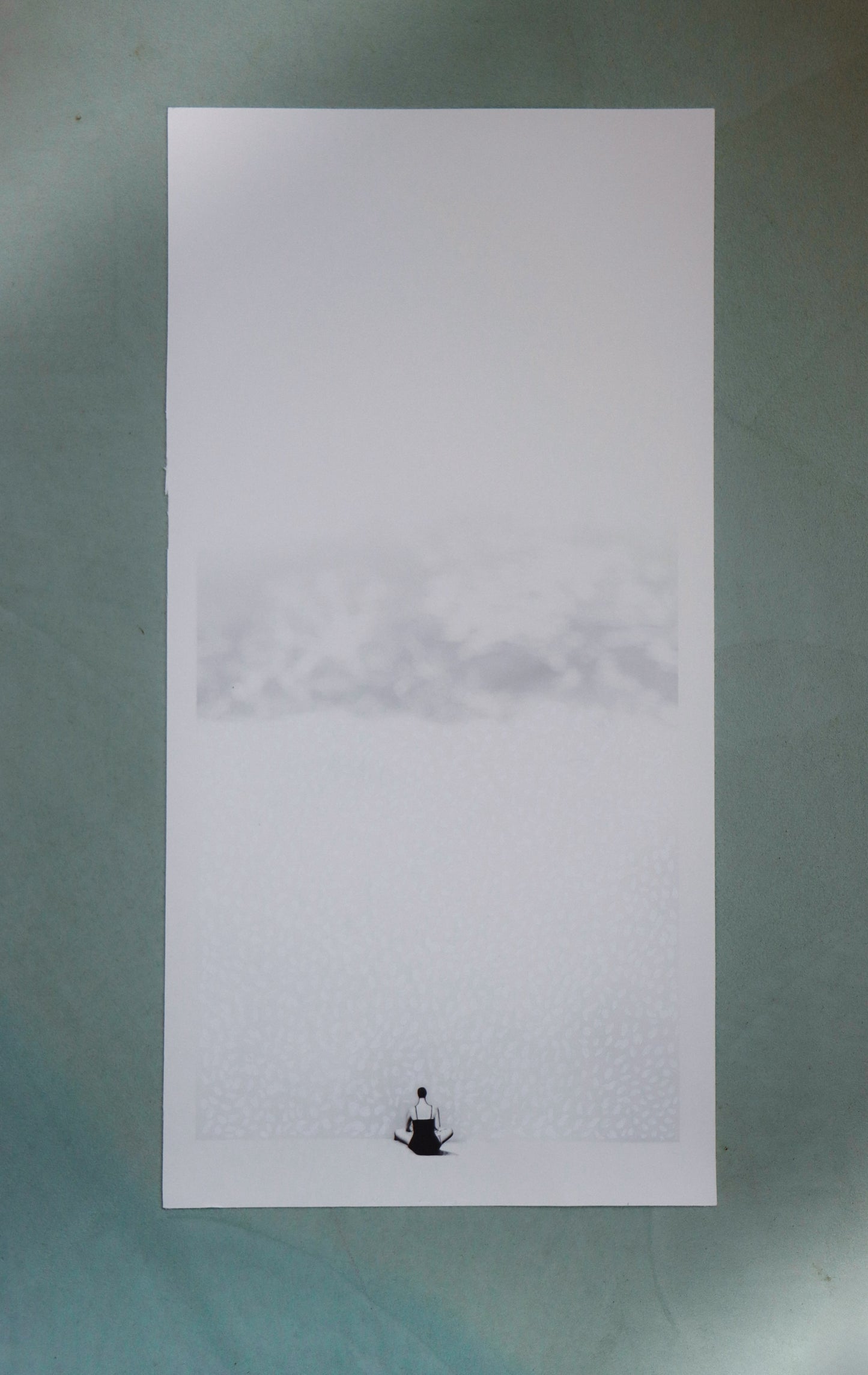 emma daum photographie techniques mixtes création artistique femme face à la mer et avec l'horizon