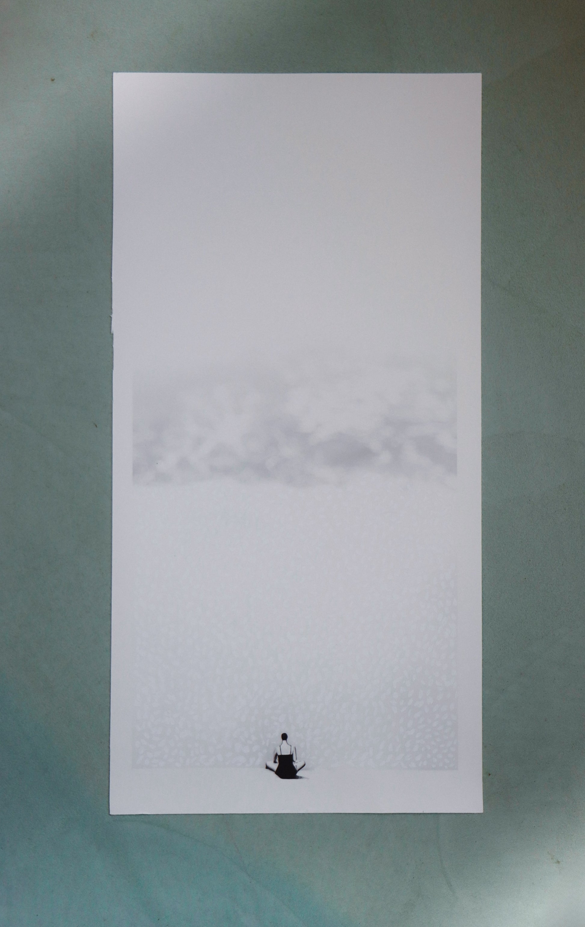 emma daum photographie techniques mixtes création artistique femme face à la mer et avec l'horizon